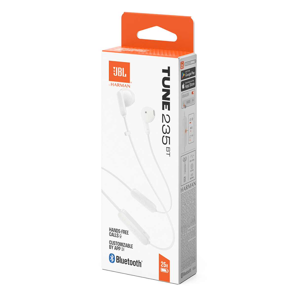 Bluetooth Ακουστικά Neckband JBL Tune 235BT Λευκό - 5