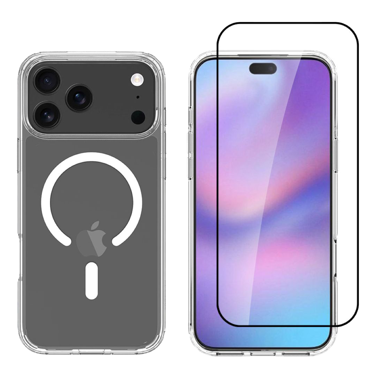Διάφανη Θήκη COSY Acrylic MagSafe + Γυαλί Προστασίας Οθόνης με Πλαίσιο για iPhone 17 Pro Max