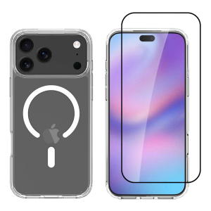 Διάφανη Θήκη COSY Acrylic MagSafe + Γυαλί Προστασίας Οθόνης με Πλαίσιο για iPhone 17 Pro Max