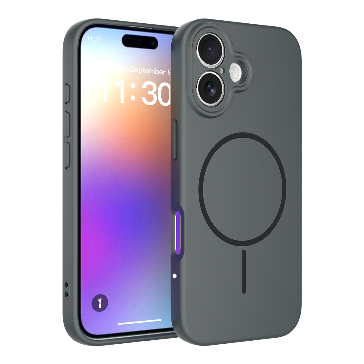 Θήκη TPU COSY με MagSafe για iPhone 17 Dark Gray