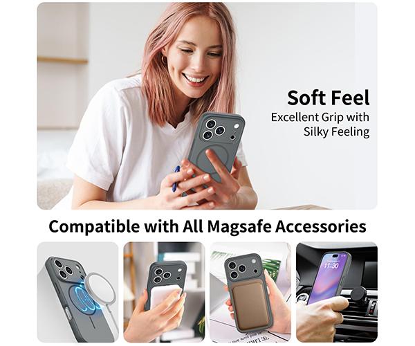 Θήκη TPU COSY με MagSafe για iPhone 17 Pro Max