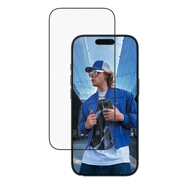 Γυαλί Προστασίας Οθόνης με Πλαίσιο PANZERGLASS Clear Ultra - Wide Fit για iPhone 17/ 16 Pro