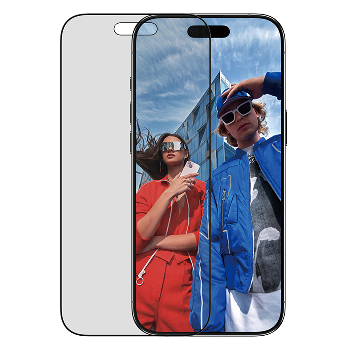 Γυαλί Προστασίας Οθόνης με Πλαίσιο PANZERGLASS Ultra - Wide Fit 2-Way Privacy για iPhone Air - 2