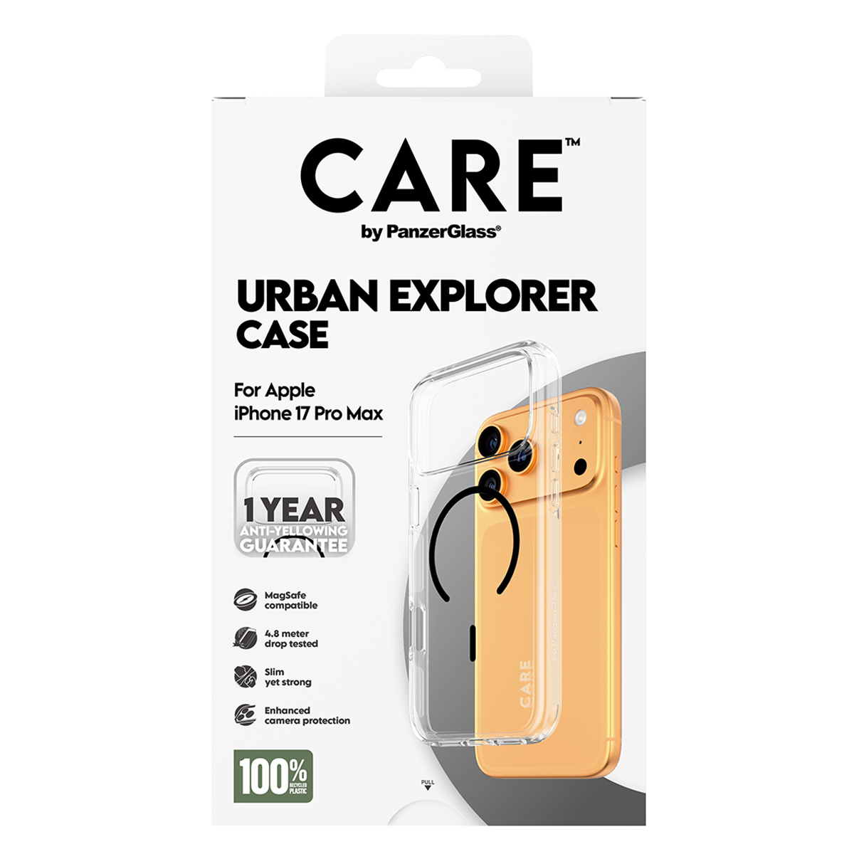 Διάφανη Θήκη CARE by Panzerglass Urban Explorer με Black MagSafe για iPhone 17 Pro Max - 5