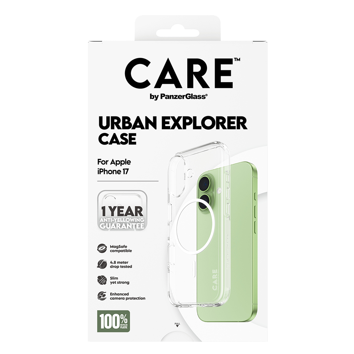 Διάφανη Θήκη CARE by Panzerglass Urban Explorer με White MagSafe για iPhone 17 - 6
