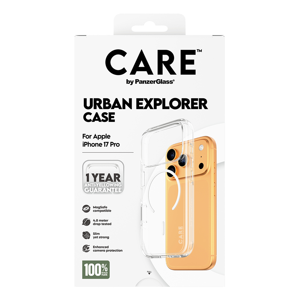 Διάφανη Θήκη CARE by Panzerglass Urban Explorer με White MagSafe για iPhone 17 Pro - 6