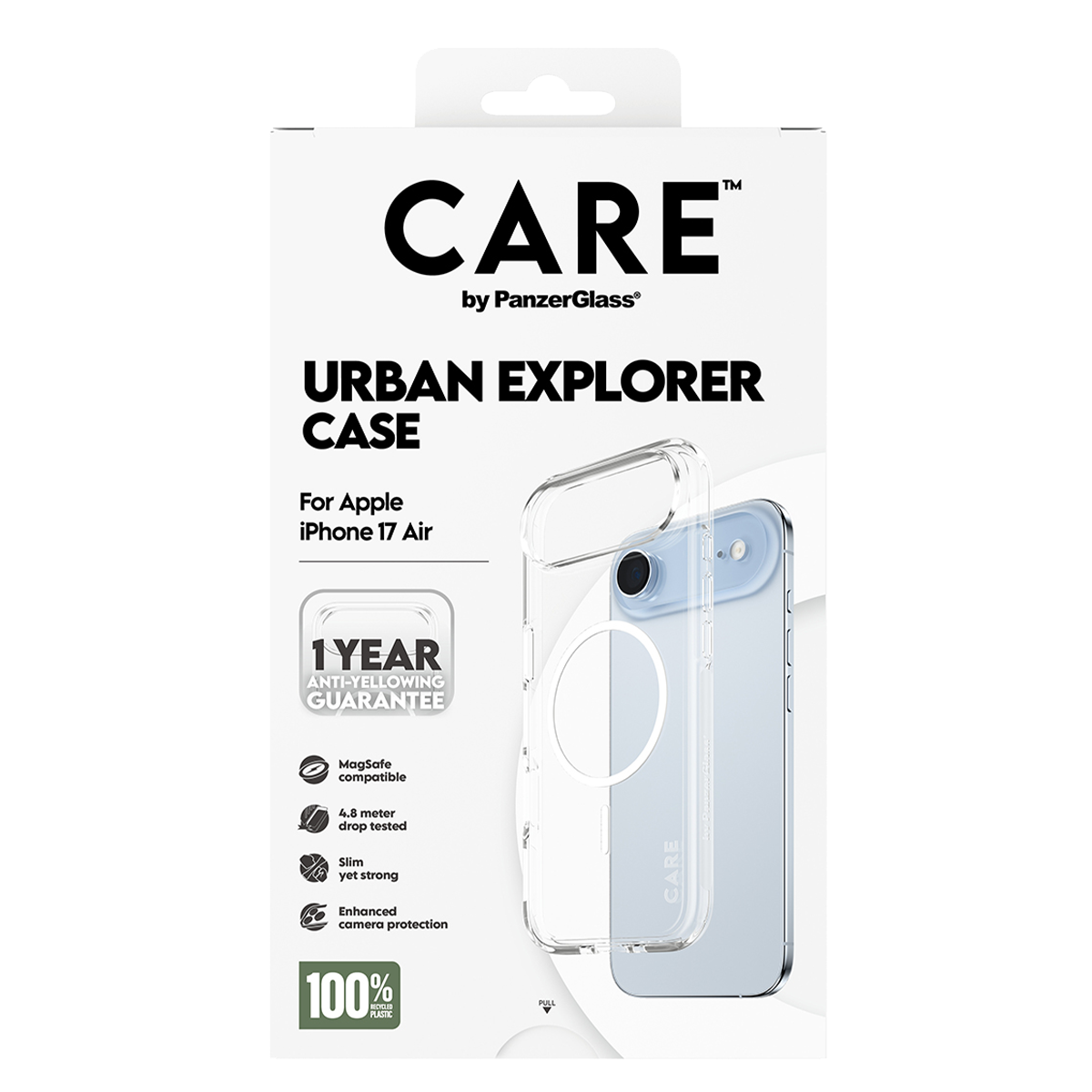 Διάφανη Θήκη CARE by Panzerglass Urban Explorer με White MagSafe για iPhone Air - 5