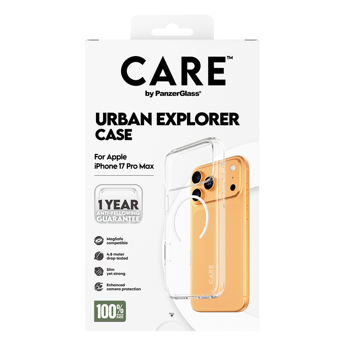 Διάφανη Θήκη CARE by Panzerglass Urban Explorer με White MagSafe για iPhone 17 Pro Max - 6
