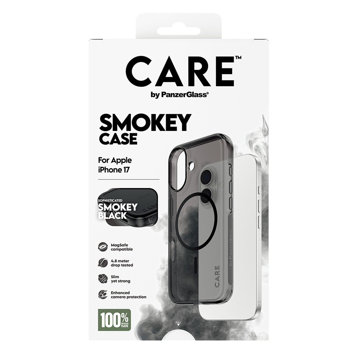 Διάφανη Θήκη CARE by Panzerglass Smokey με Black MagSafe για iPhone 17 - 6