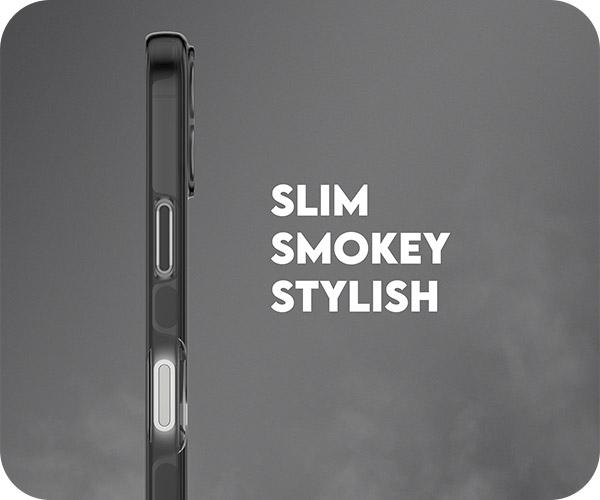 Διάφανη Θήκη CARE by Panzerglass Smokey με Black MagSafe για iPhone 17