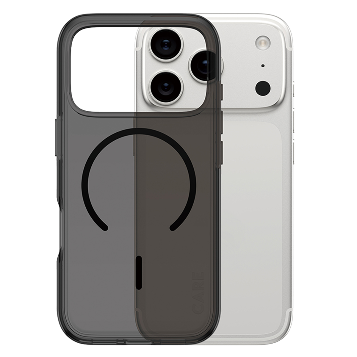 Διάφανη Θήκη CARE by Panzerglass Smokey με Black MagSafe για iPhone 17 Pro - 3
