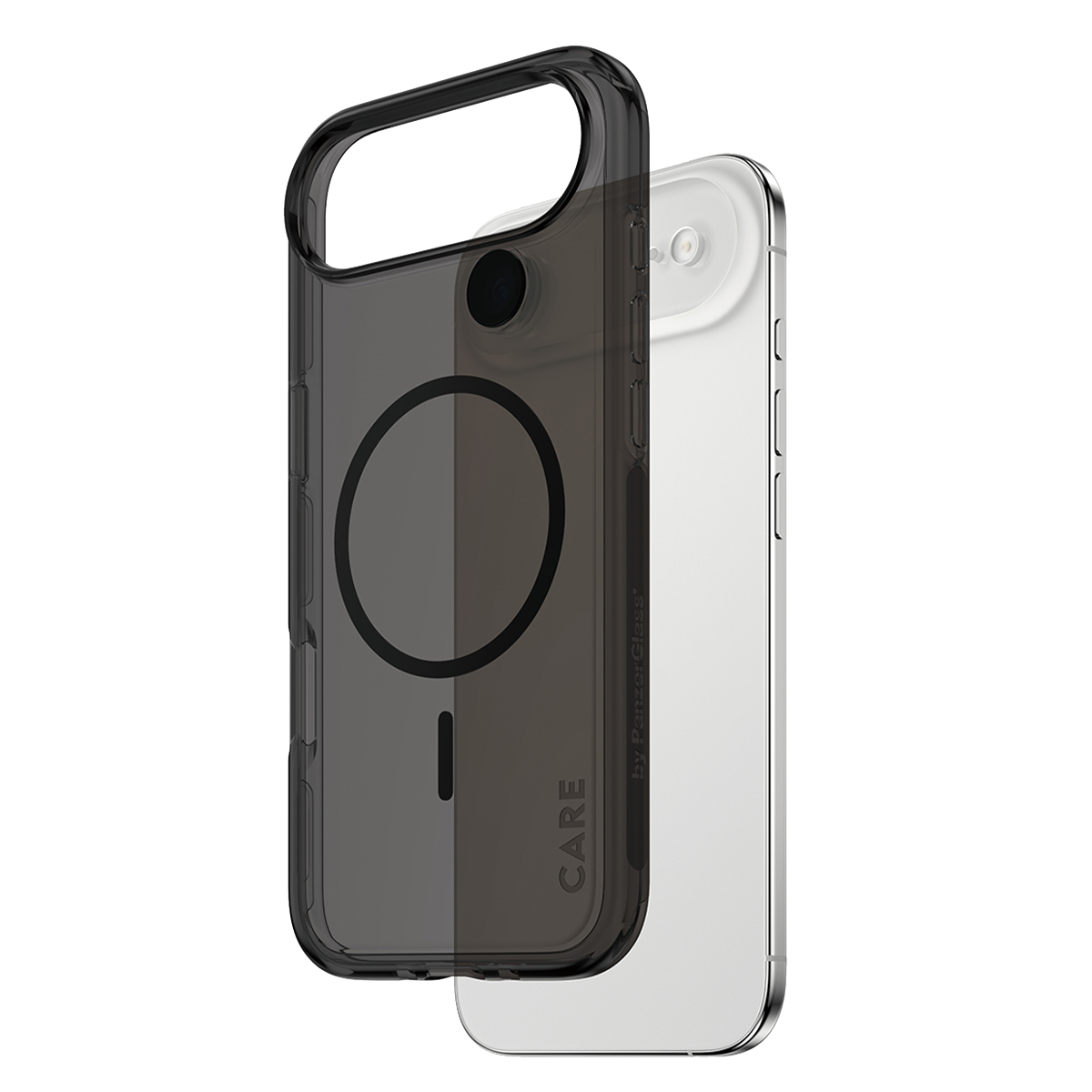 Διάφανη Θήκη CARE by Panzerglass Smokey με Black MagSafe για iPhone 17 Air - 2