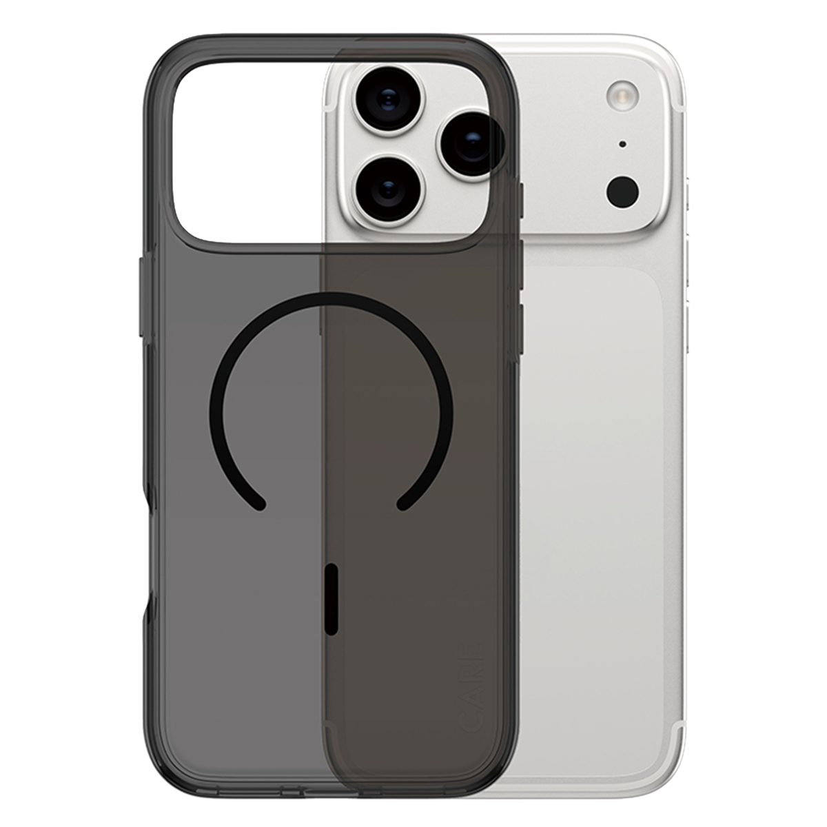 Διάφανη Θήκη CARE by Panzerglass Smokey με Black MagSafe για iPhone 17 Pro Max - 3