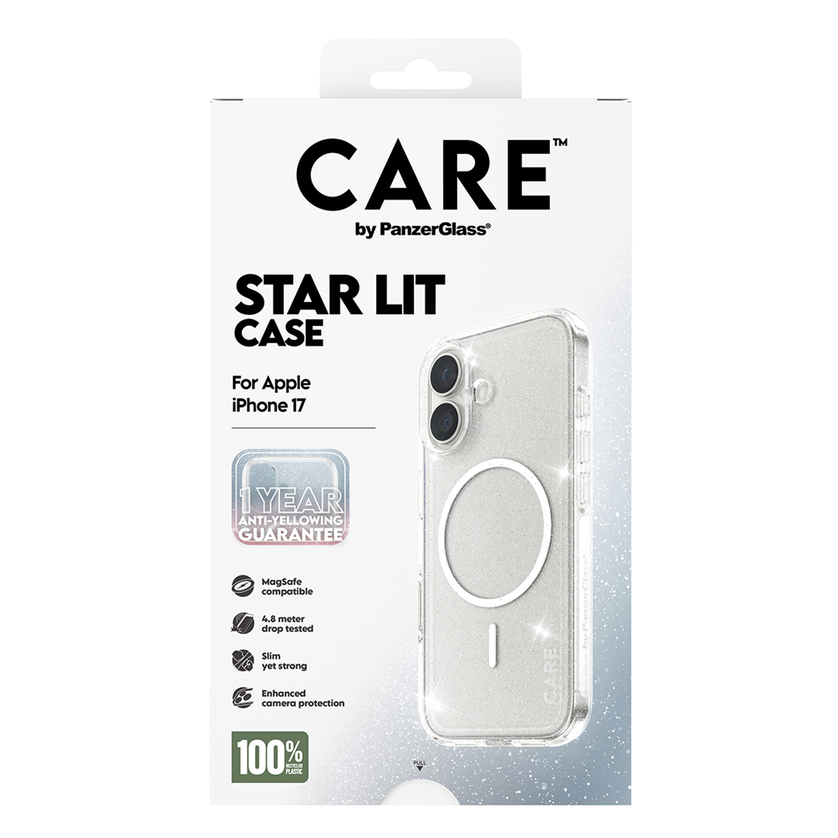Διάφανη Θήκη CARE by Panzerglass Star Lit με White MagSafe για iPhone 17 - 6