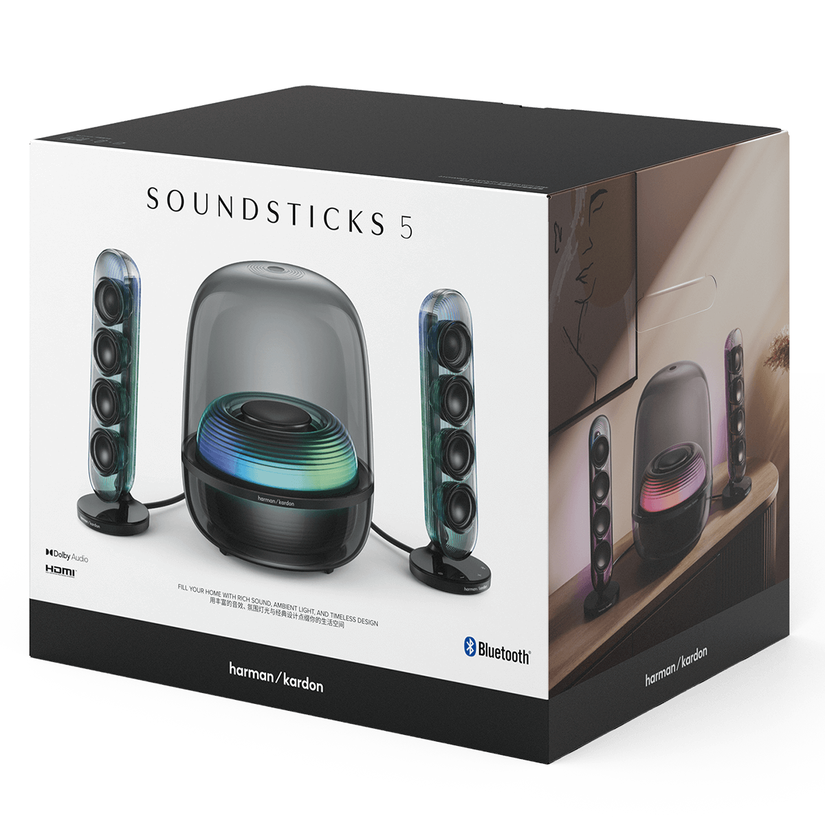 Bluetooth Ηχείο HARMAN KARDON SoundSticks 5 Black - 5