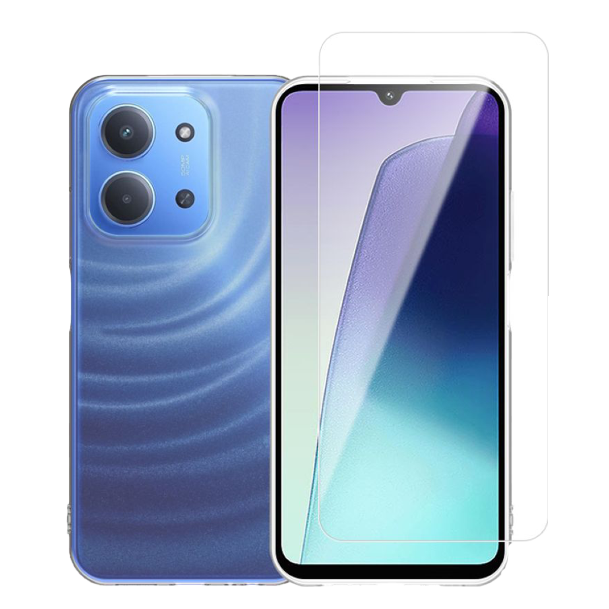 Διάφανη Θήκη + Γυαλί Προστασίας Οθόνης COSY για XIAOMI Redmi 15C 4G/ 5G