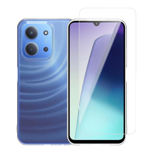 Διάφανη Θήκη + Γυαλί Προστασίας Οθόνης COSY για XIAOMI Redmi 15C 4G/ 5G