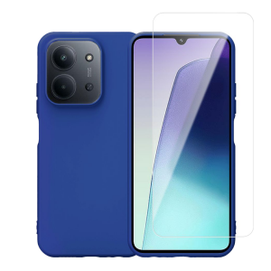 Θήκη Σιλικόνης + Γυαλί Προστασίας Οθόνης COSY για XIAOMI Redmi 15C 4G/ 5G