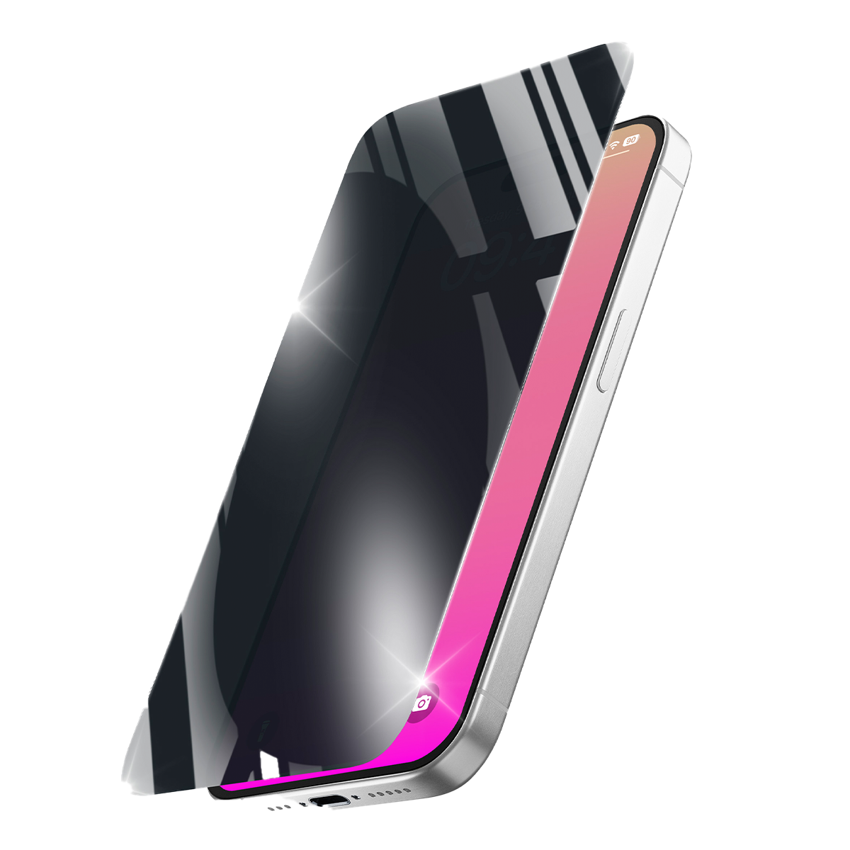 Γυαλί Προστασίας Οθόνης με Πλαίσιο CELLULAR LINE Xtreme Glass Privacy για iPhone 17