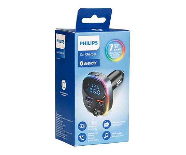 CAR CHARG PHILIPS FM TRANSMITR USBA