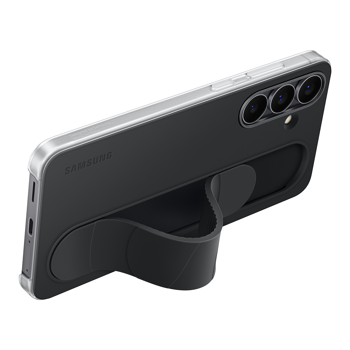 Θήκη Standing Cover SAMSUNG Galaxy S25 FE με Λουράκι Black - 3