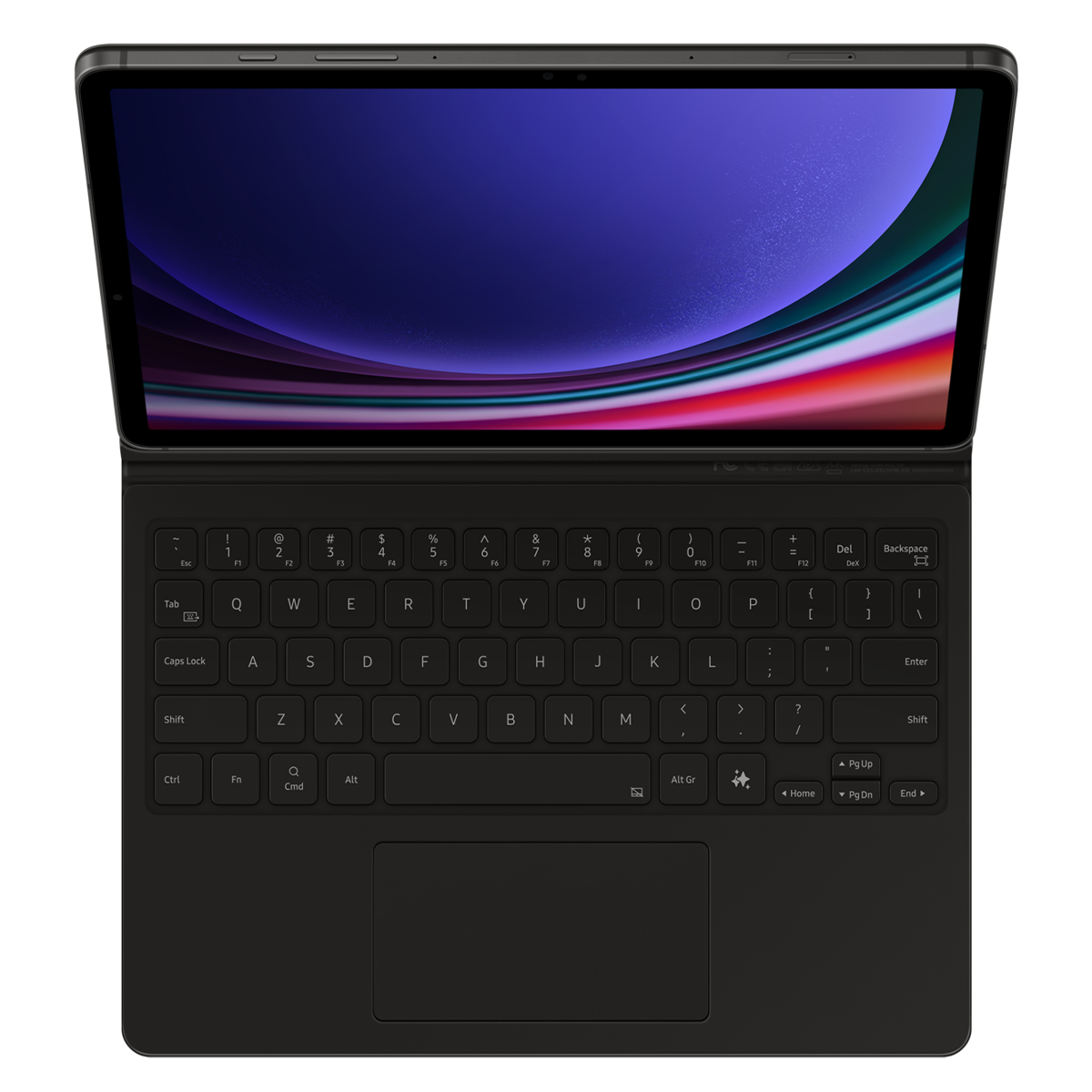 Θήκη Keyboard Cover SAMSUNG Galaxy Tab S9/ S9 FE/ S10 FE/ S10L Μαύρη
