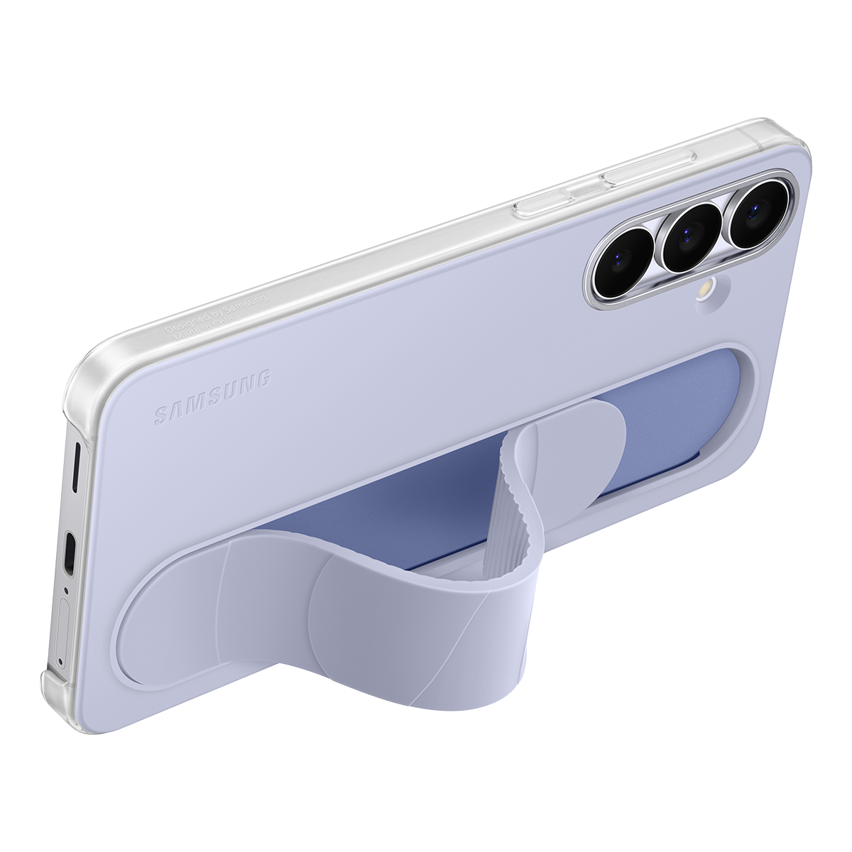 Θήκη Standing Cover SAMSUNG Galaxy S25 FE με Λουράκι Light Blue - 3