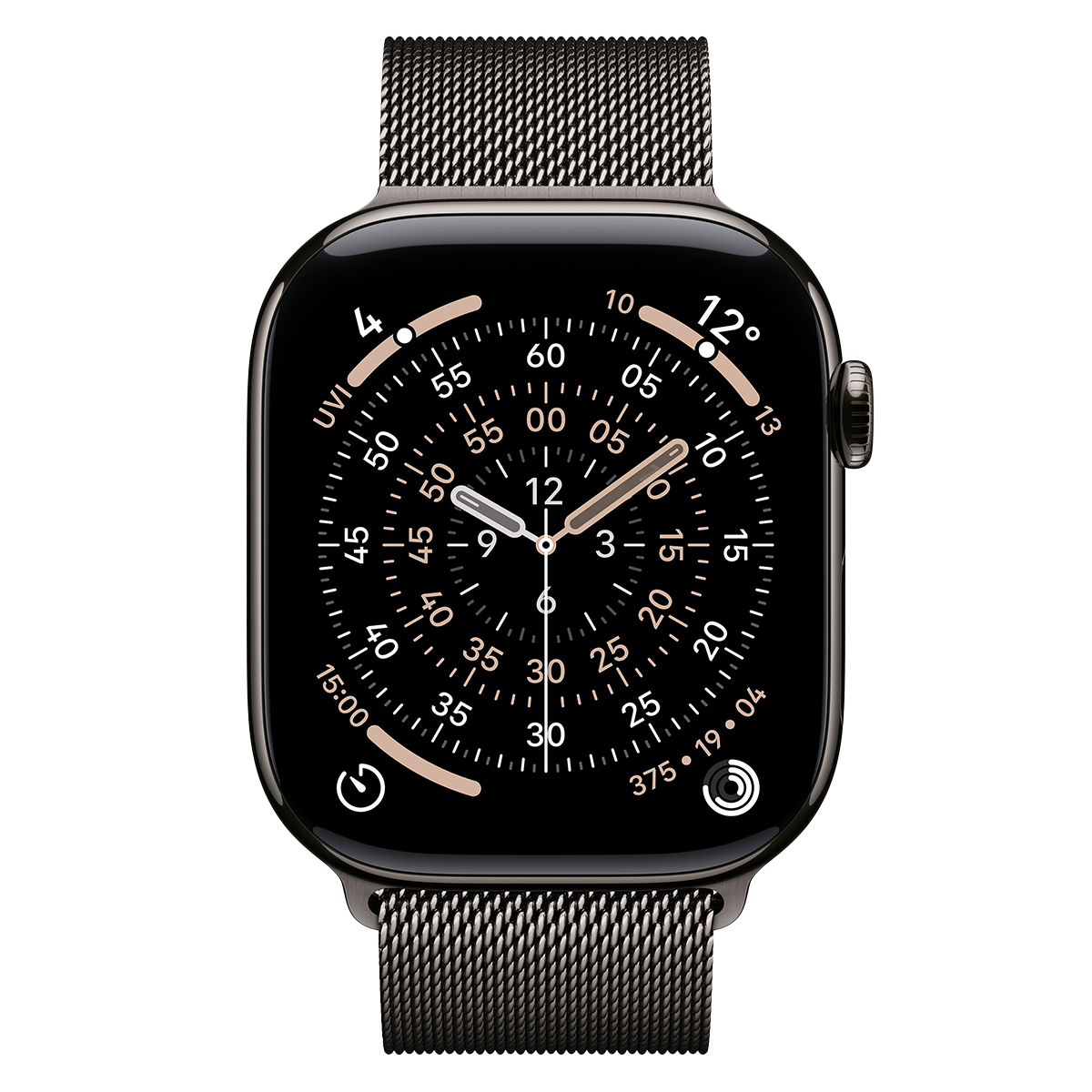 APPLE Watch Series 11 GPS + Cellular 42mm Slate Titanium Case with Slate Milanese Loop Medium/ Large Smartwatch - 2