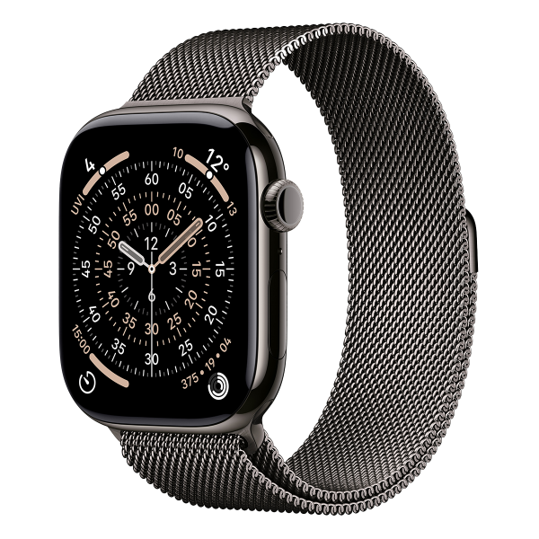 APPLE Watch Series 11 GPS + Cellular 42mm Slate Titanium Case with Slate Milanese Loop Medium/ Large Smartwatch