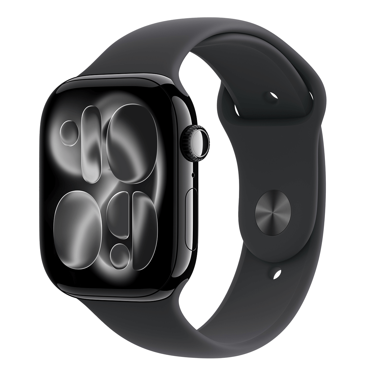 APPLE Watch Series 11 GPS 46mm Jet Black Aluminium Case with Black Sport Band Medium/ Large Smartwatch