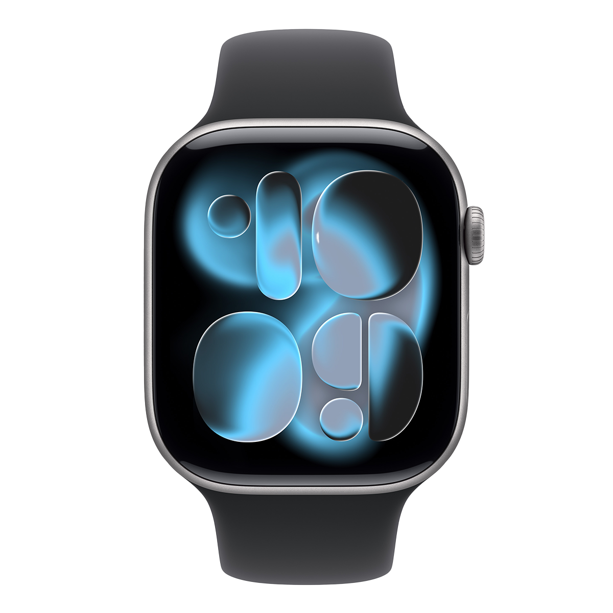 APPLE Watch Series 11 GPS 46mm Space Gray Aluminum Case with Black Sport Band Medium/ Large Smartwatch - 2