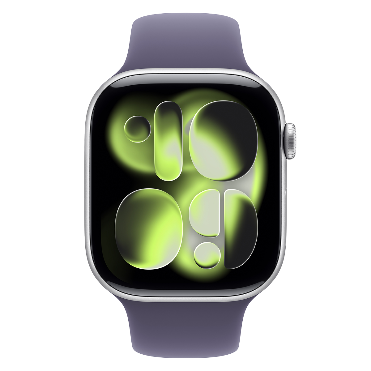 APPLE Watch Series 11 GPS 46mm Silver Aluminum Case with Purple Fog Sport Band Small/ Medium Smartwatch - 2