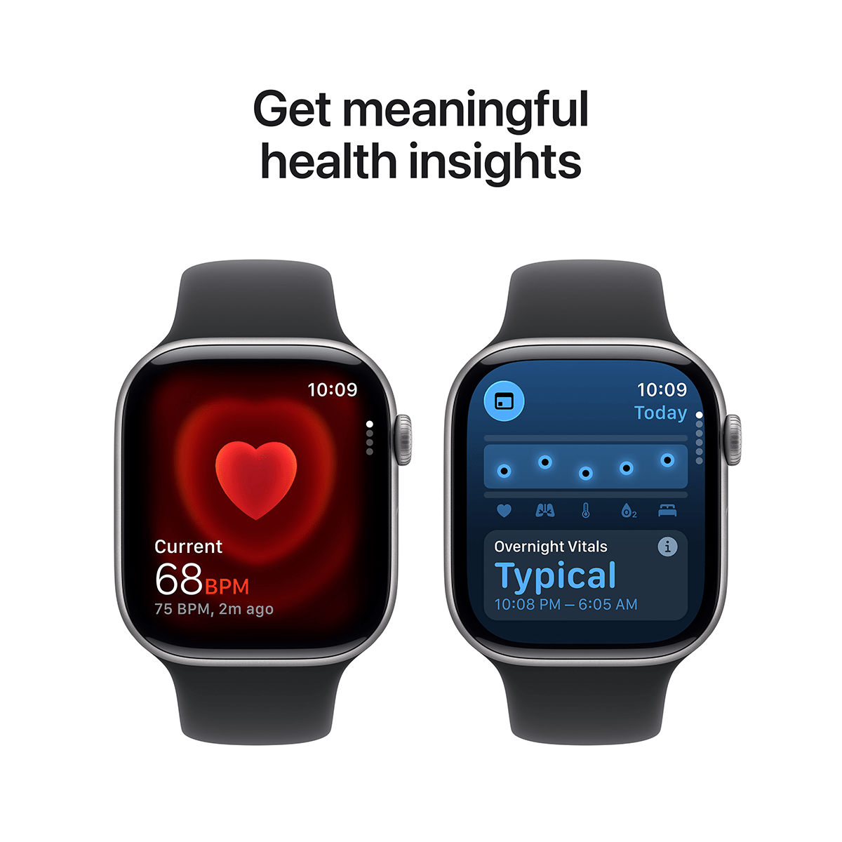 APPLE Watch Series 11 GPS + Cellular 42mm Space Gray Aluminum Case with Black Sport Band Small/ Medium Smartwatch - 5