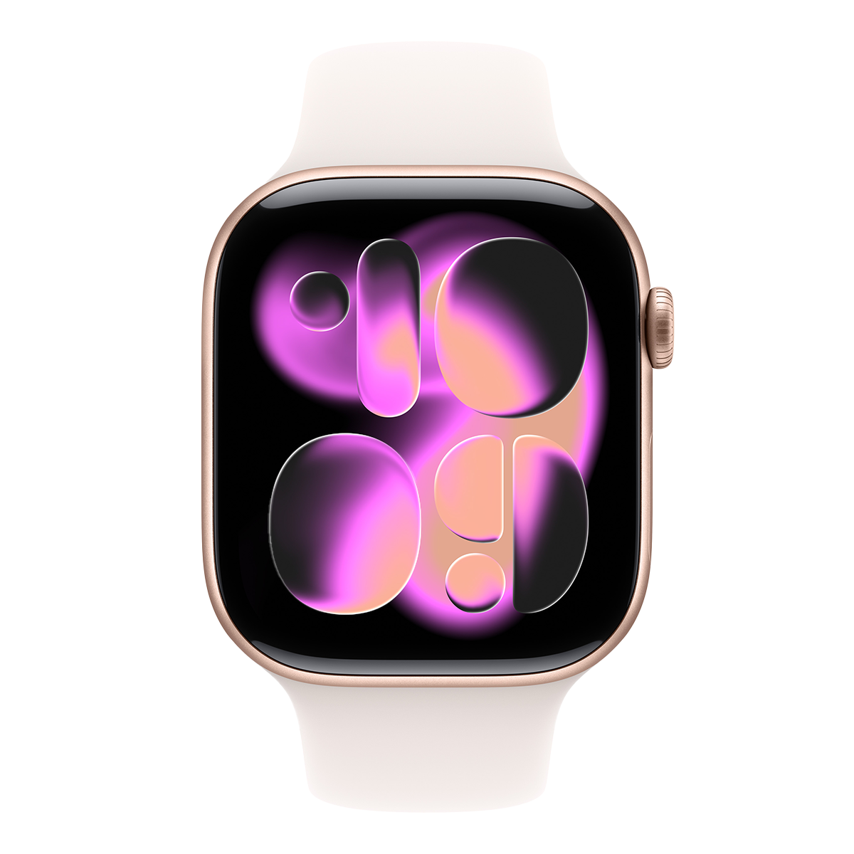 APPLE Watch Series 11 GPS + Cellular 42mm Rose Gold Aluminium Case with Light Blush Sport Band Medium/ Large Smartwatch - 2