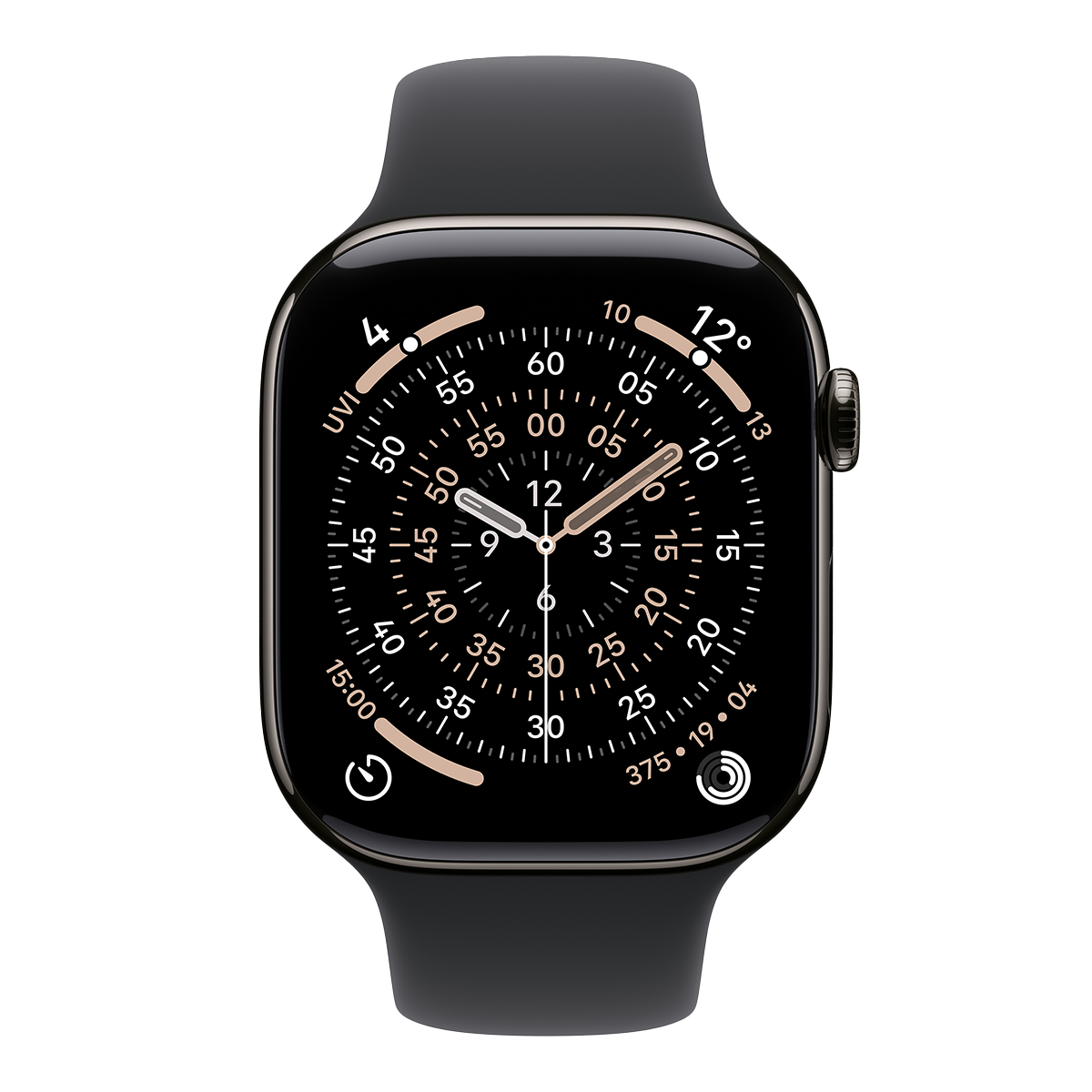 APPLE Watch Series 11 GPS + Cellular 42mm Slate Titanium Case With Black Sport Band Medium/ Large Smartwatch - 2