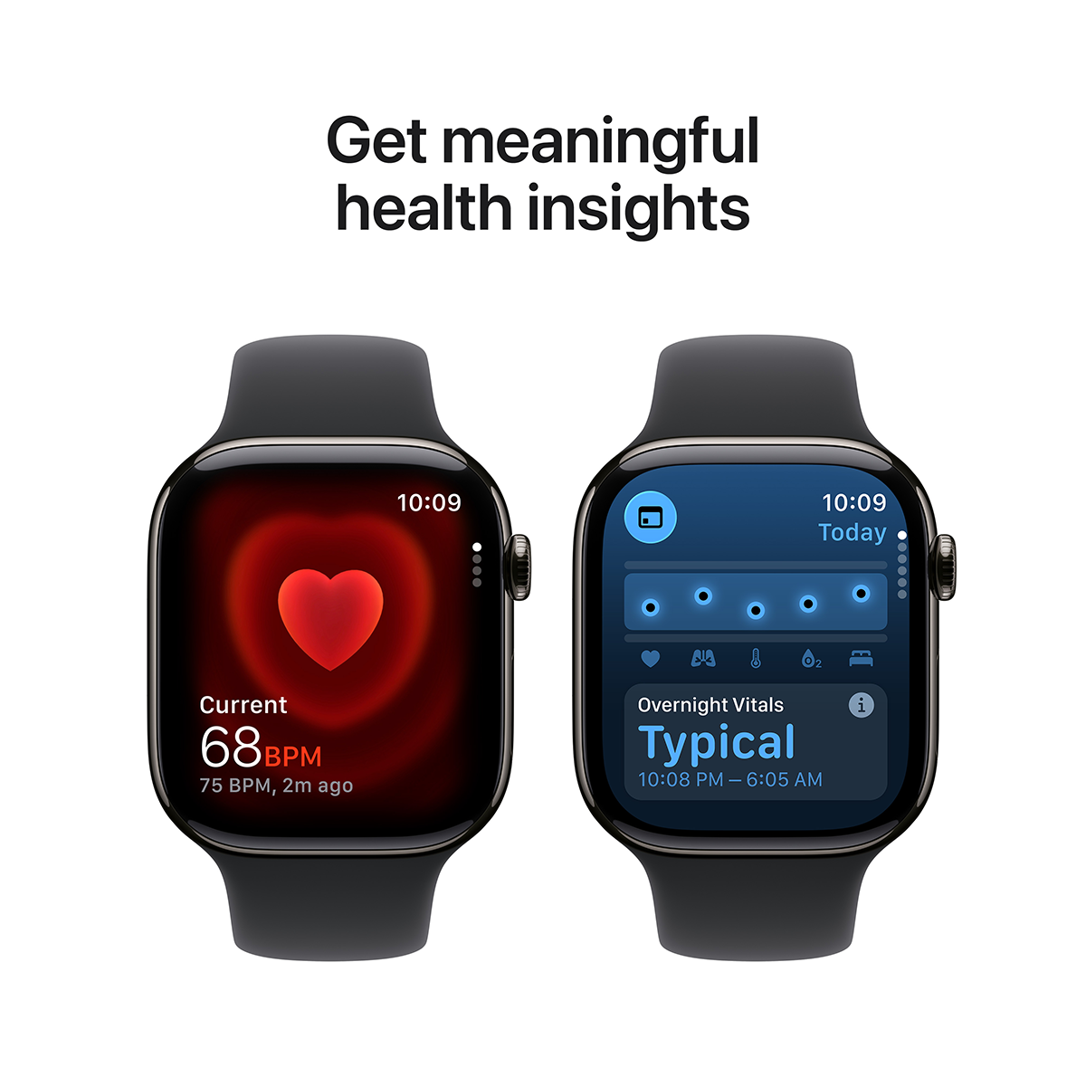 APPLE Watch Series 11 GPS + Cellular 42mm Slate Titanium Case With Black Sport Band Medium/ Large Smartwatch - 5