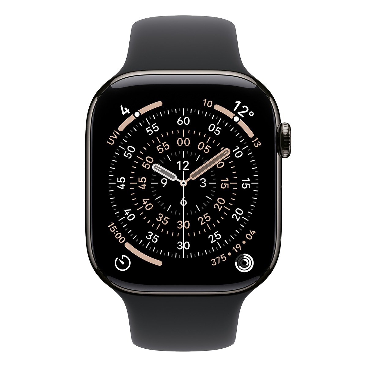 APPLE Watch Series 11 GPS + Cellular 46mm Slate Titanium Case With Black Sport Band Small/Medium Smartwatch - 2