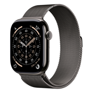 APPLE Watch Series 11 GPS + Cellular 46mm Slate Titanium Case with Slate Milanese Loop Medium/ Large Smartwatch