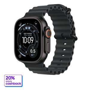 APPLE Watch Ultra 3 GPS + Cellular 49mm Black Titanium Case with Black Ocean Band Smartwatch Black