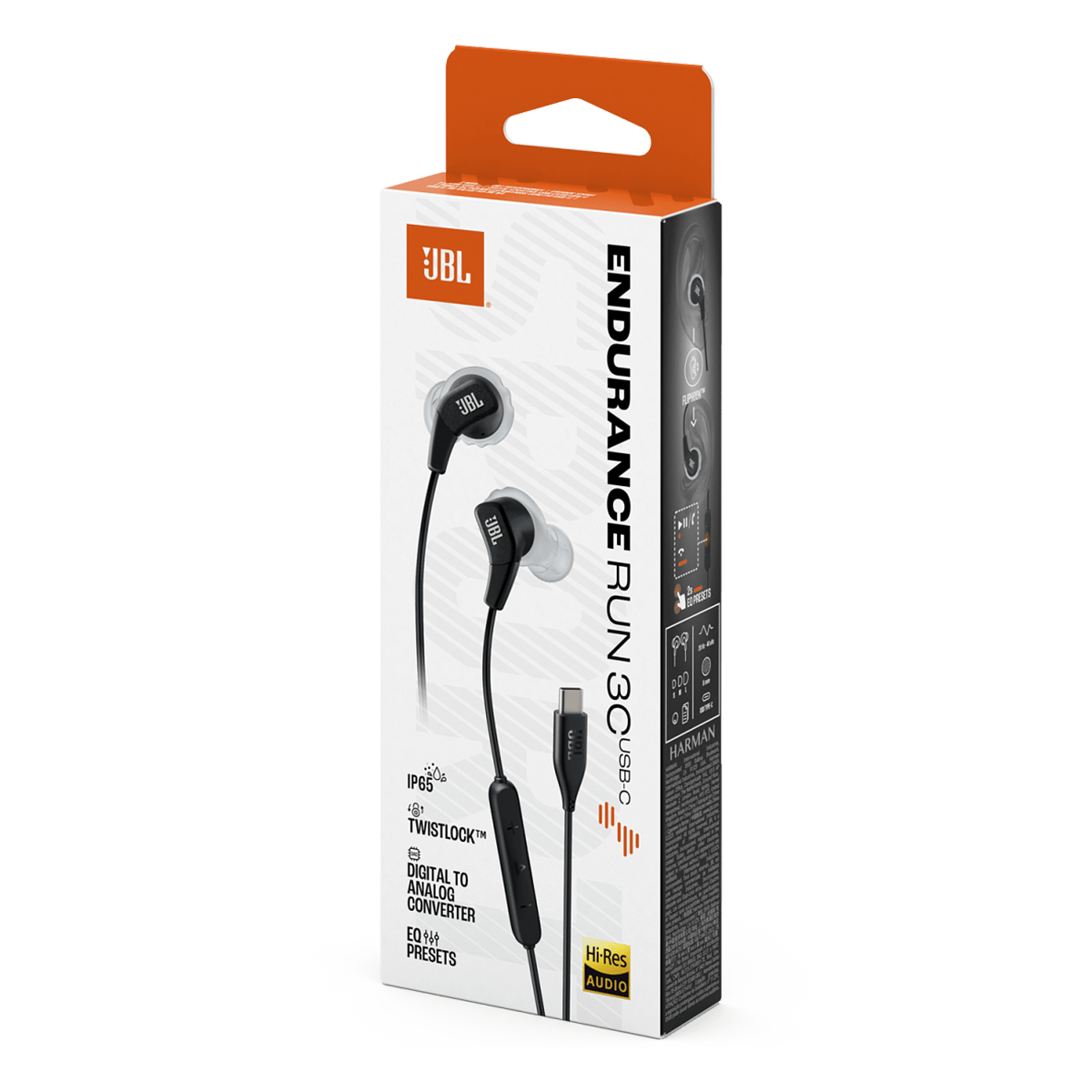 Ενσύρματα Ακουστικά JBL Endurance Run 3 USB Type-C Black - 6