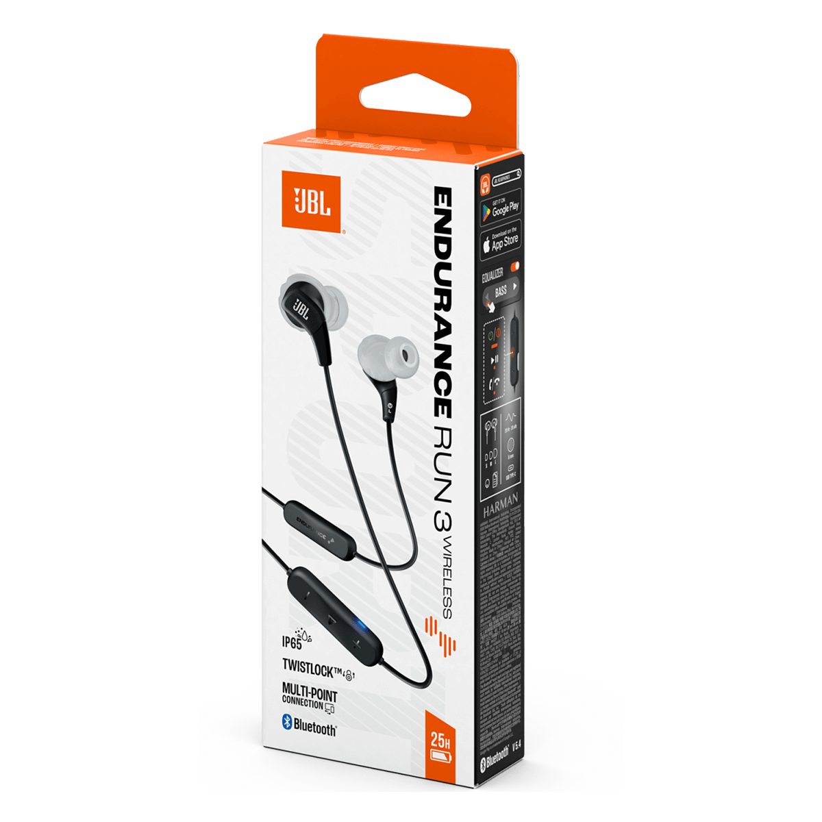 Bluetooth Ακουστικά JBL Sport Endurance Run 3 Black - 5