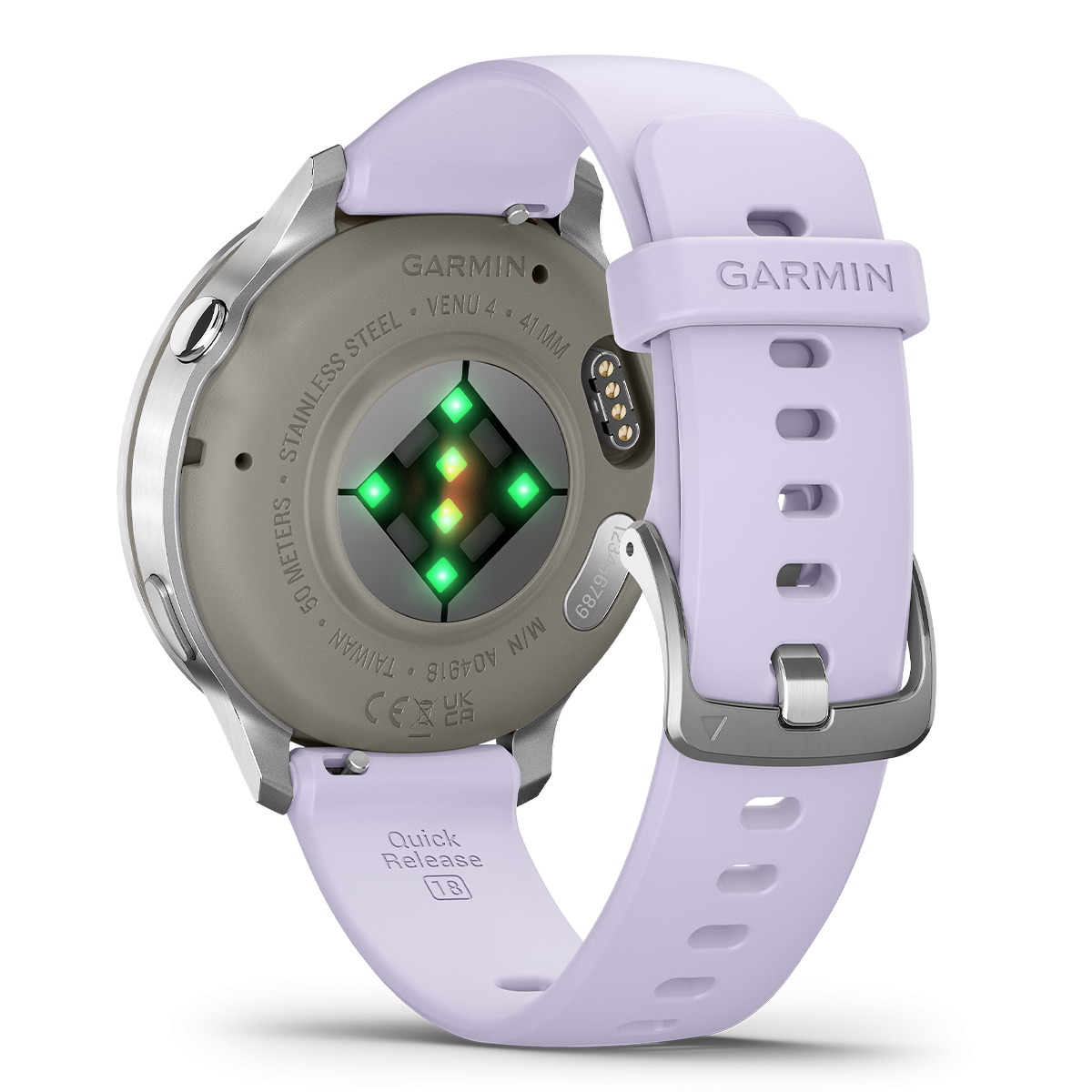 GARMIN Venu 4 41mm Silver with Periwink Smartwatch - 6