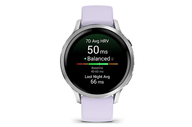 GARMIN Venu 4 41mm Silver with Periwink Smartwatch