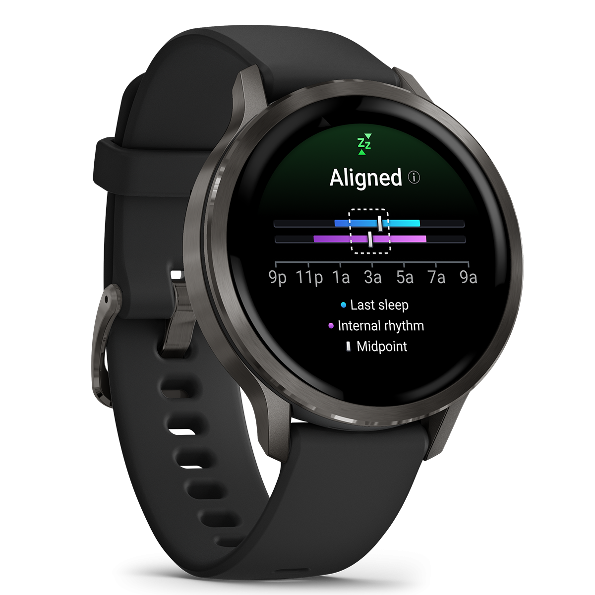 GARMIN Venu 4 41mm Slate with Black Smartwatch - 2