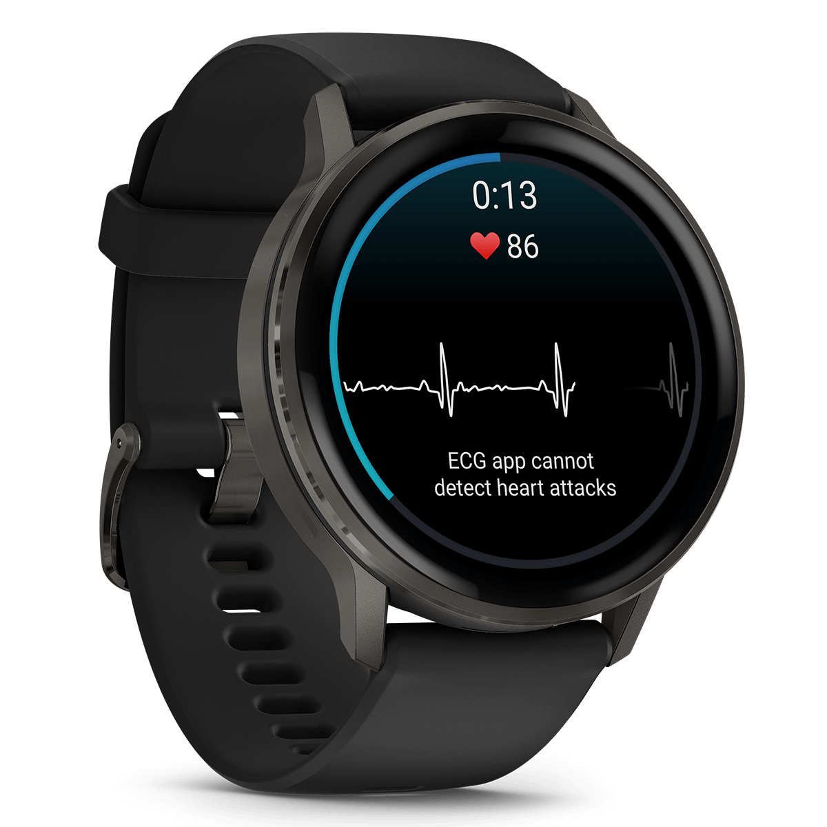 GARMIN Venu 4 45mm Slate with Black Smartwatch - 6