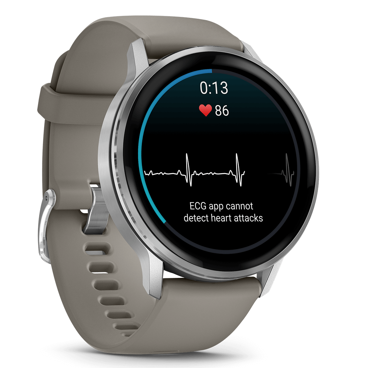 GARMIN Venu 4 45mm Silver with Silver Gray Smartwatch - 2