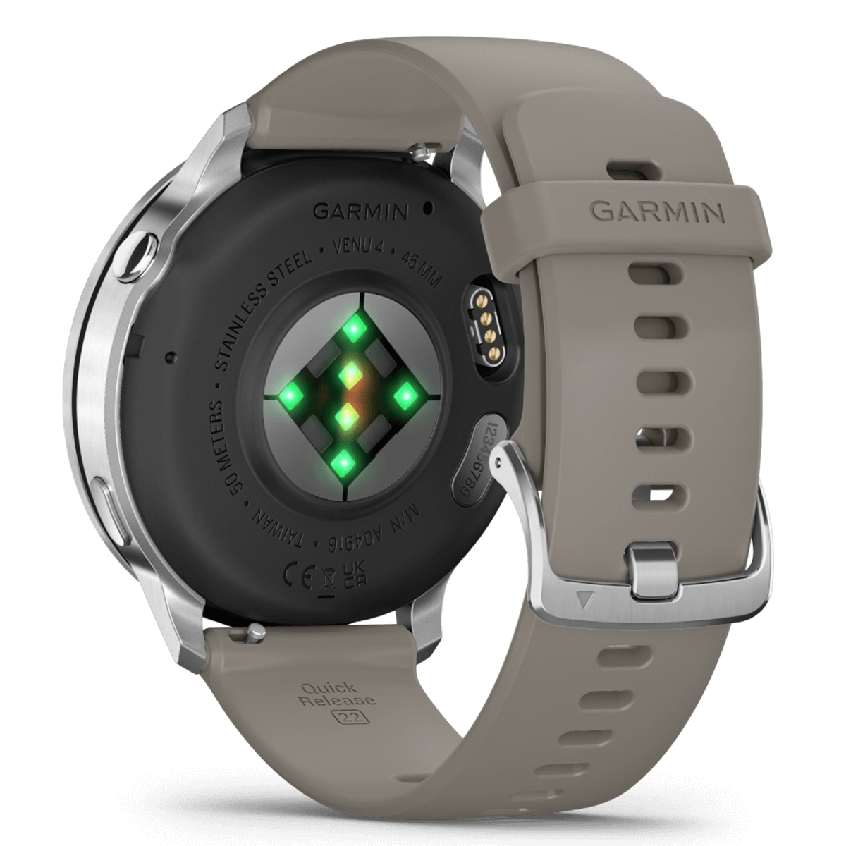 GARMIN Venu 4 45mm Silver with Silver Gray Smartwatch - 6
