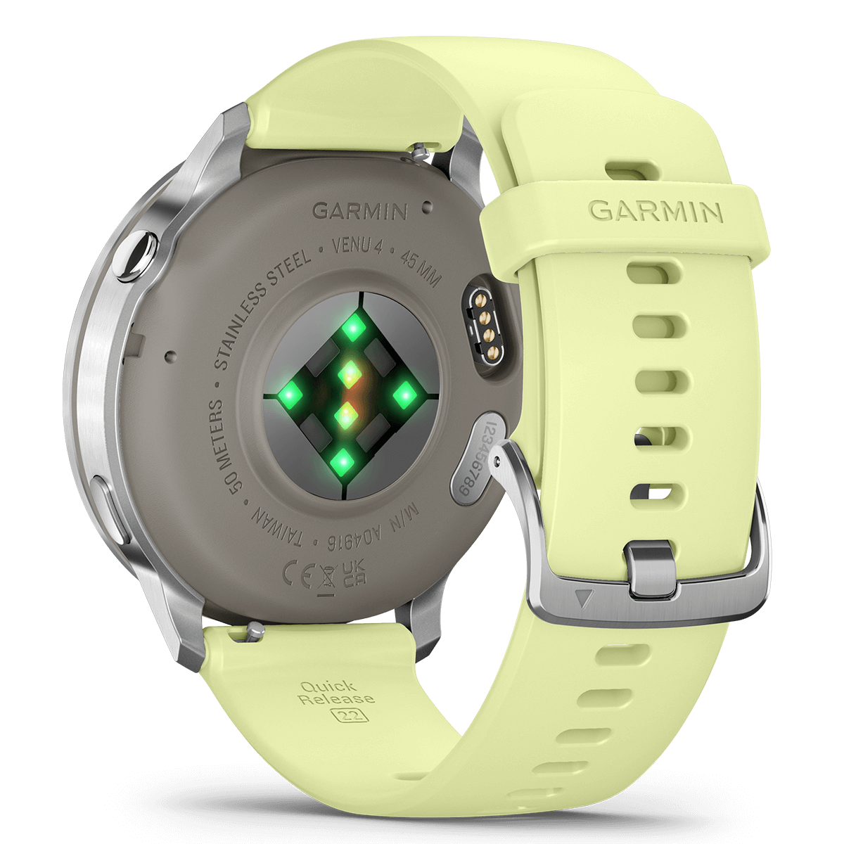 GARMIN Venu 4 45mm Silver with Citron Smartwatch - 6