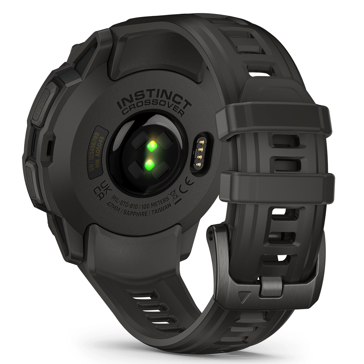 GARMIN Instinct Crossover 47mm AMOLED Charcoal Smartwatch - 4