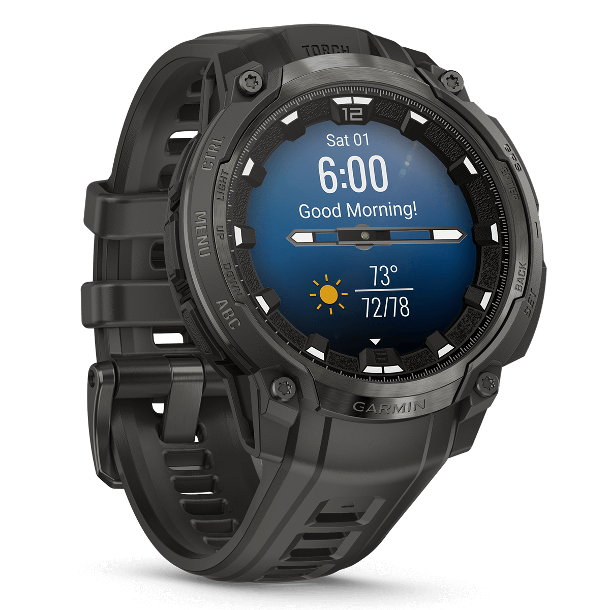 GARMIN Instinct Crossover 47mm AMOLED Charcoal Smartwatch - 6